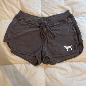 Dark gray laced shorts